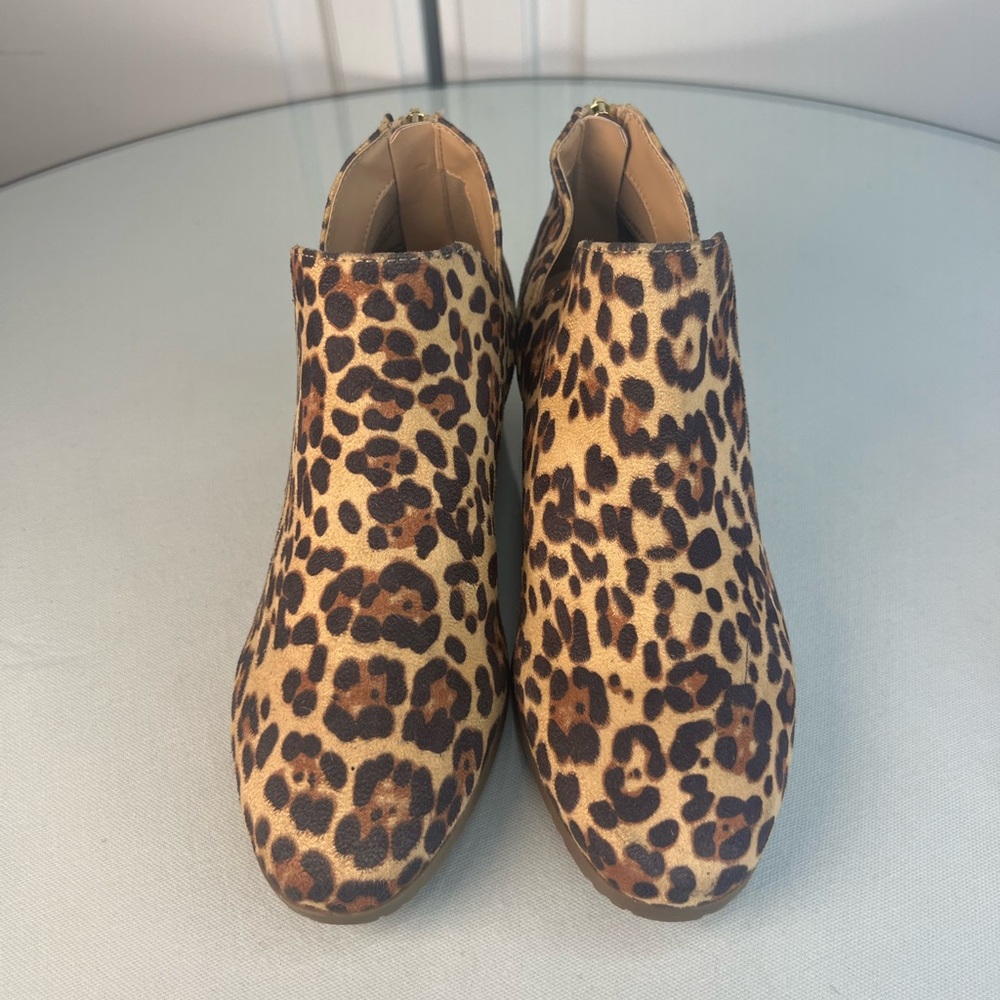 Size 5 Reaction Kenneth Cole Cheetah ankle boots New Nordstrom Reg$179 Now$60